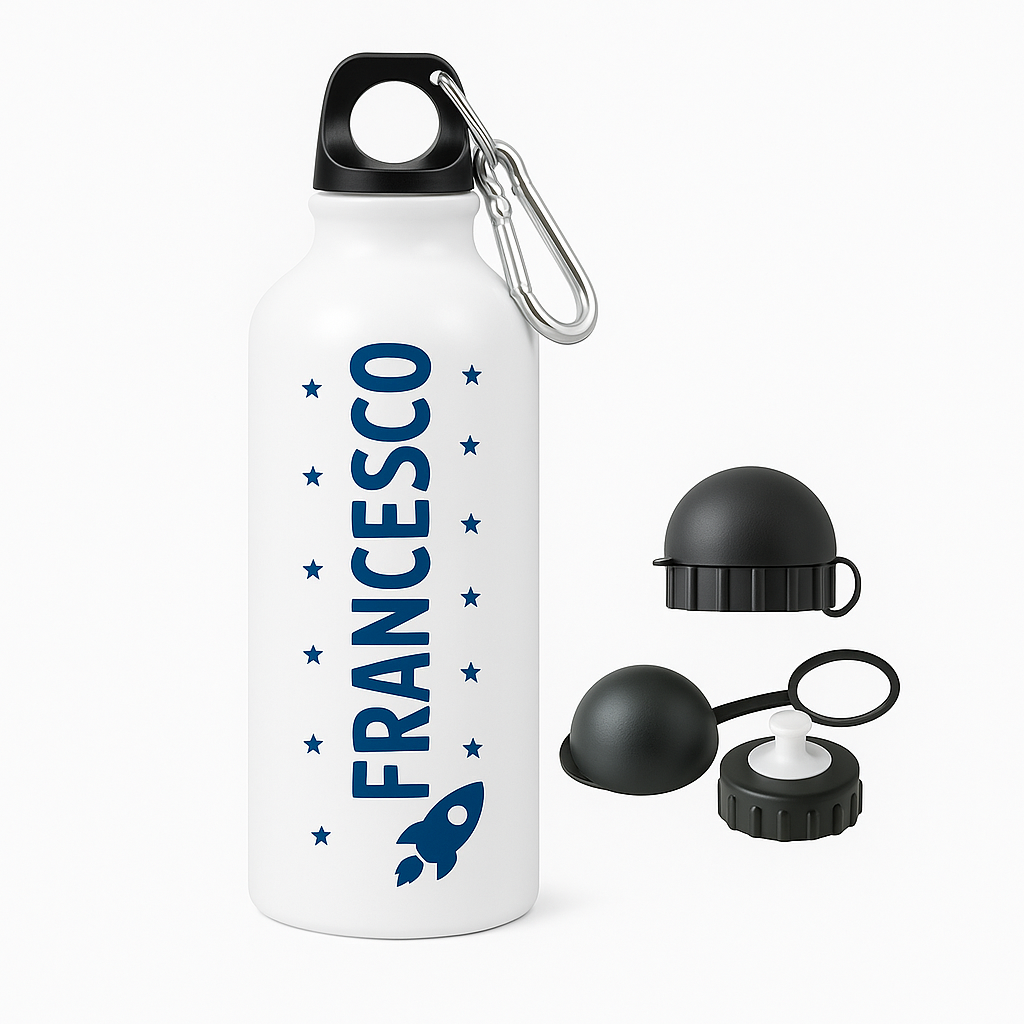 Bundle Scuola: Borraccia 500 ml + Portamerenda Personalizzati