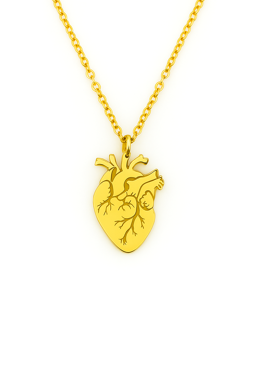 Collana “Cuore Vivo” – Personalizzabile in Oro o Argento