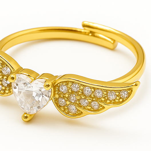 Creatrice di Sogni – Anello “Ali del Cuore” – Regolabile - Offerta Speciale