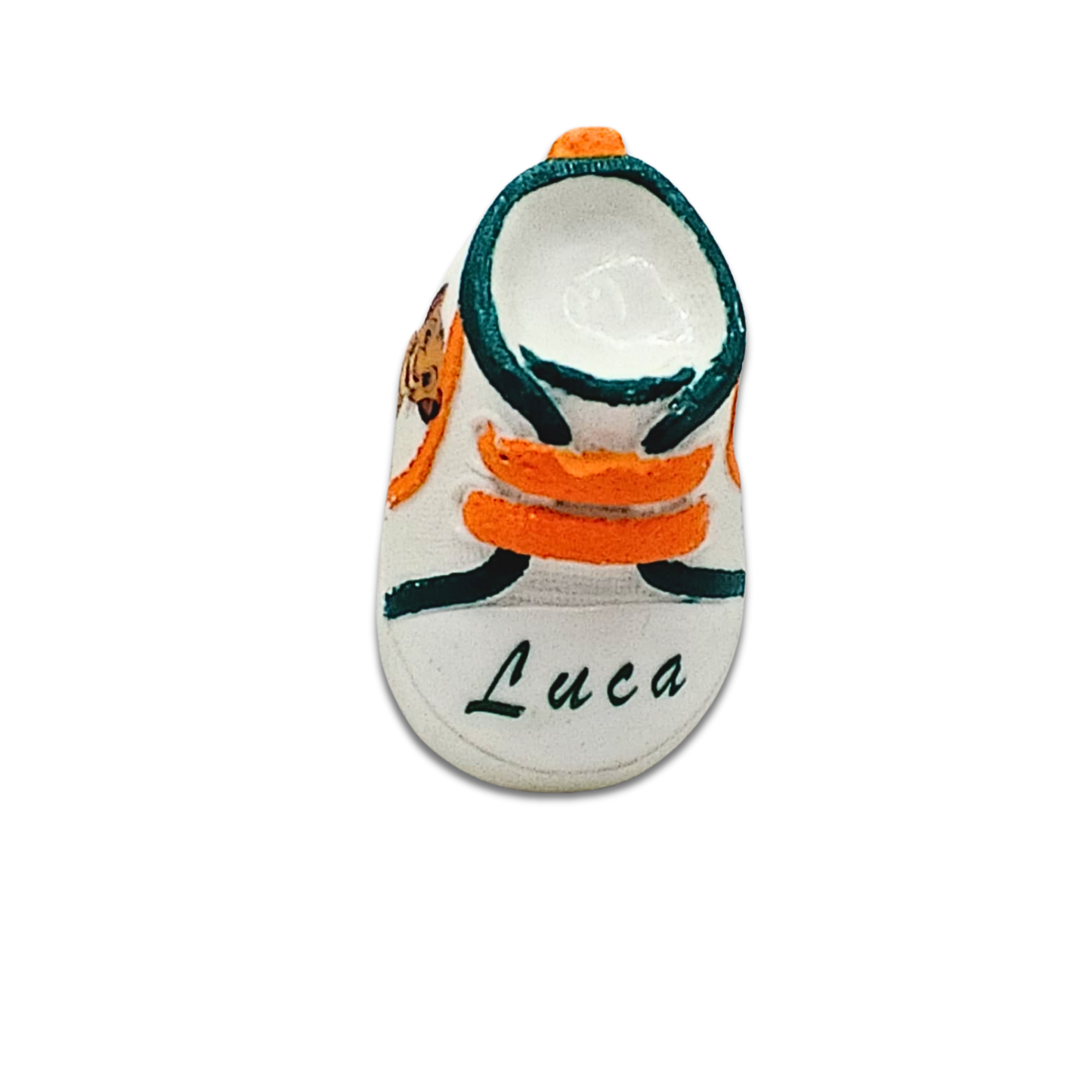 Bomboniera Scarpetta Personalizzata – Simil Ceramica con Nome