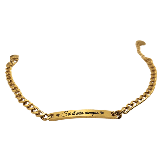 Braccialetto Unisex Personalizzabile – Design Elegante in Acciaio Inossidabile