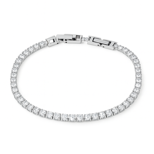 Creatrice di Sogni – Bracciale Tennis “Riflesso” 4 mm in Acciaio 316L, anallergico e non annerisce – Gold o Silver | In promozione