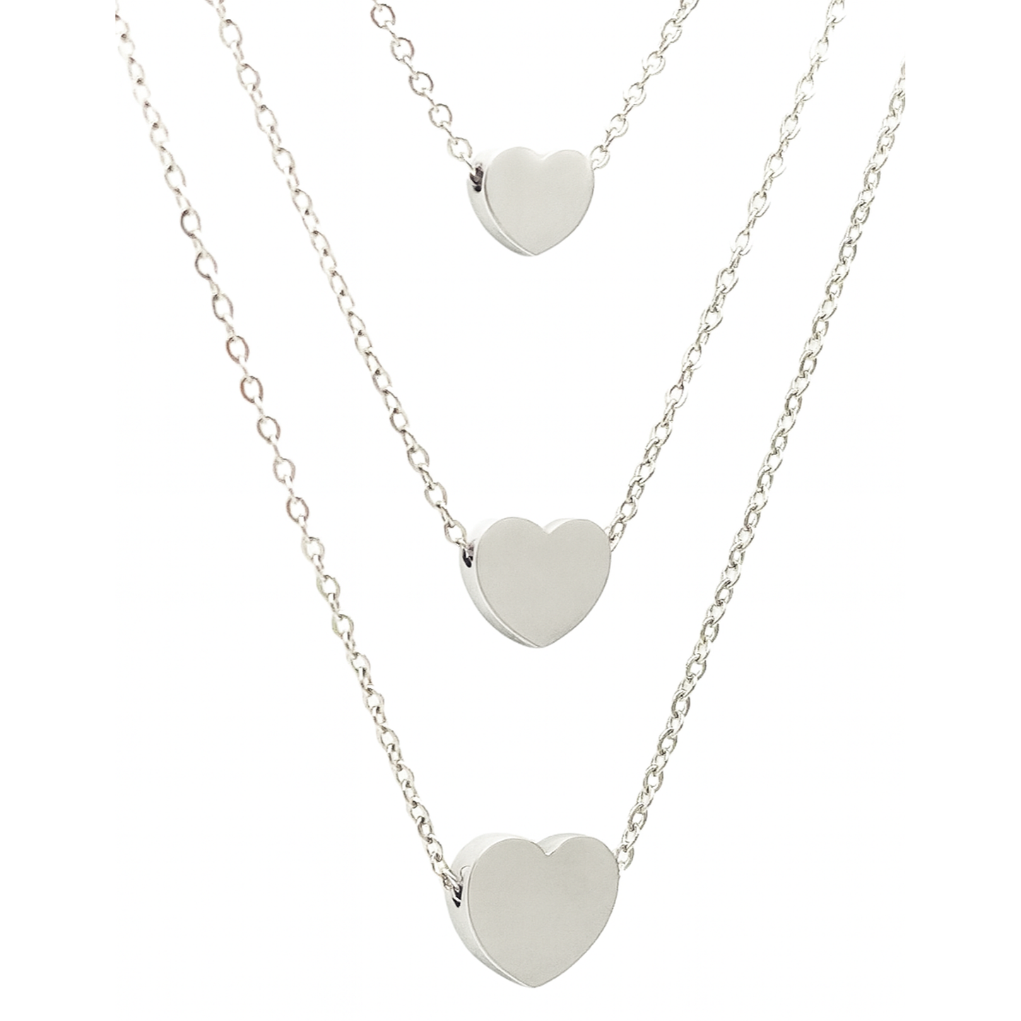 Creatrice di Sogni – Collana “Tre Cuori” in Acciaio 316L, anallergica e non annerisce – Gold o Silver | In promozione