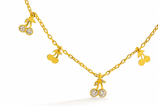 Collana Cherry Dream in Acciaio 316L | In Promozione Esclusiva