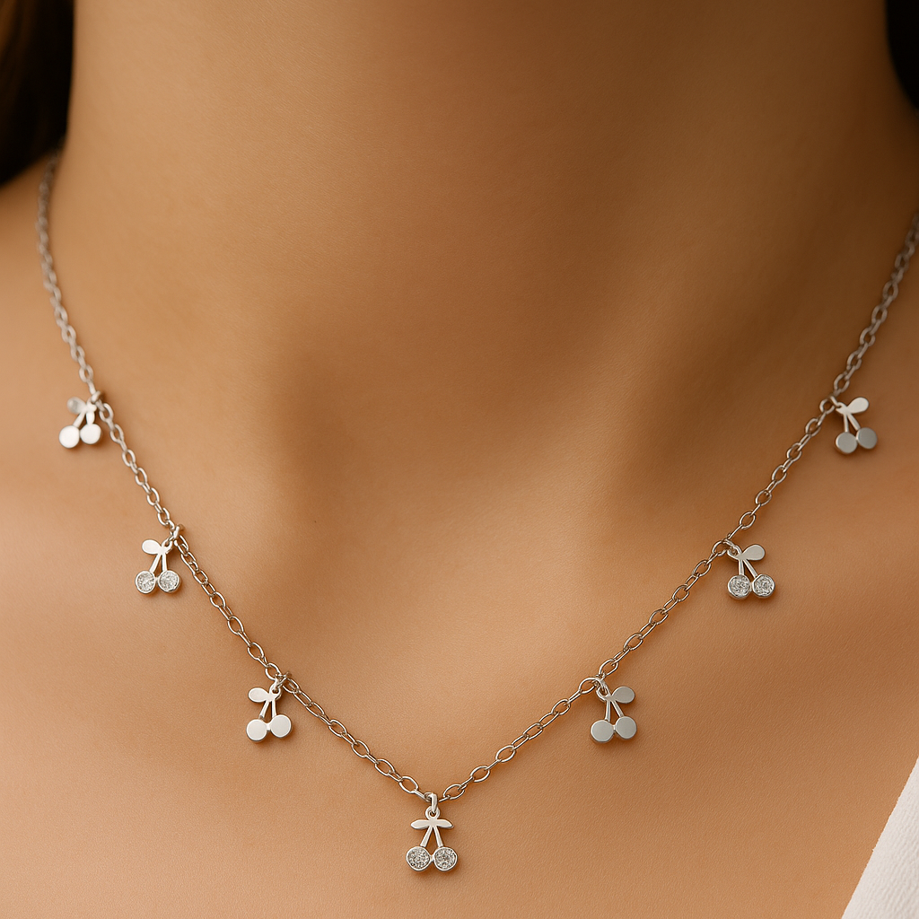 Collana Cherry Dream in Acciaio 316L | In Promozione Esclusiva