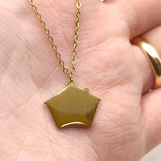 Collana Casa Personalizzabile – Simbolo di Famiglia e Calore