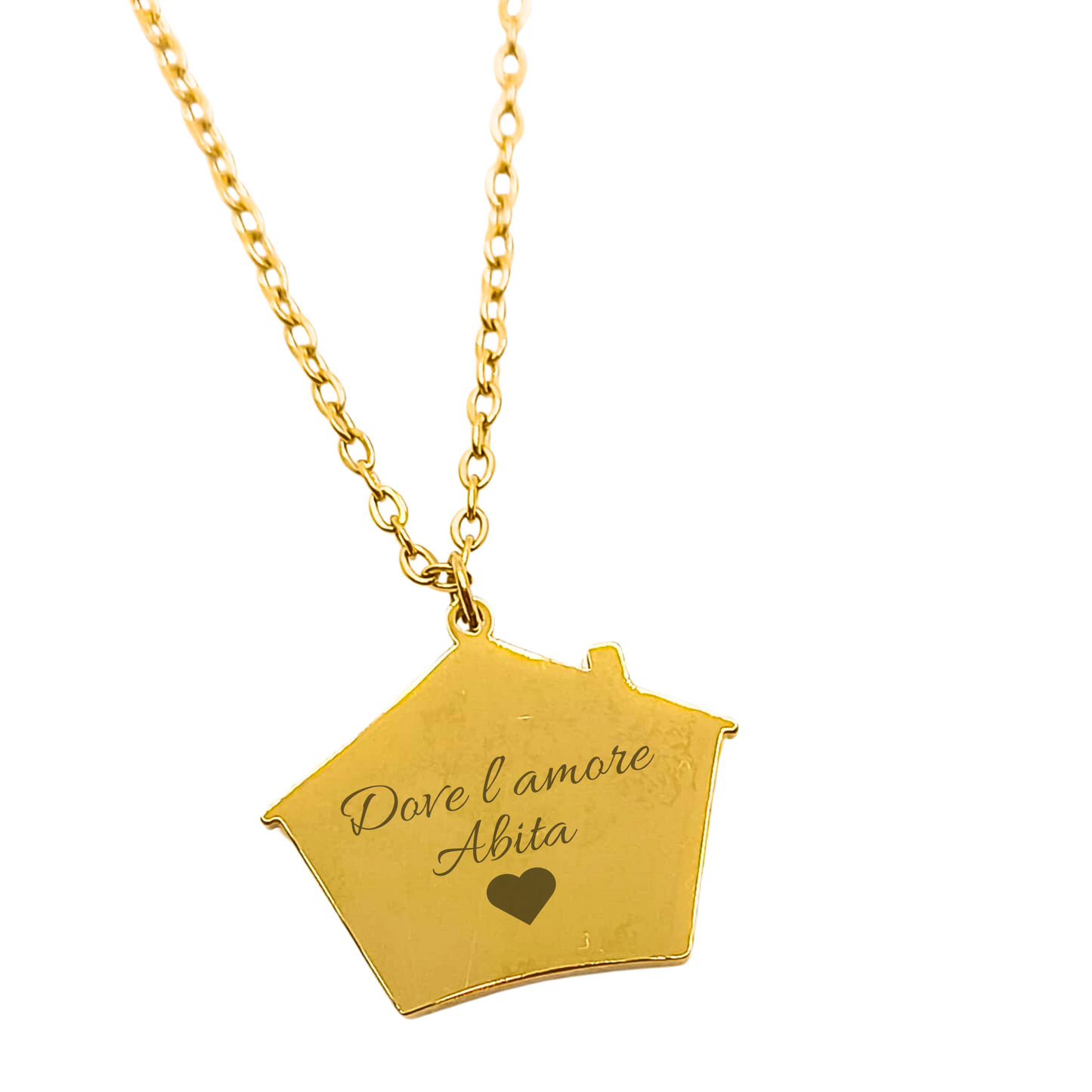 Collana Casa Personalizzabile – Simbolo di Famiglia e Calore