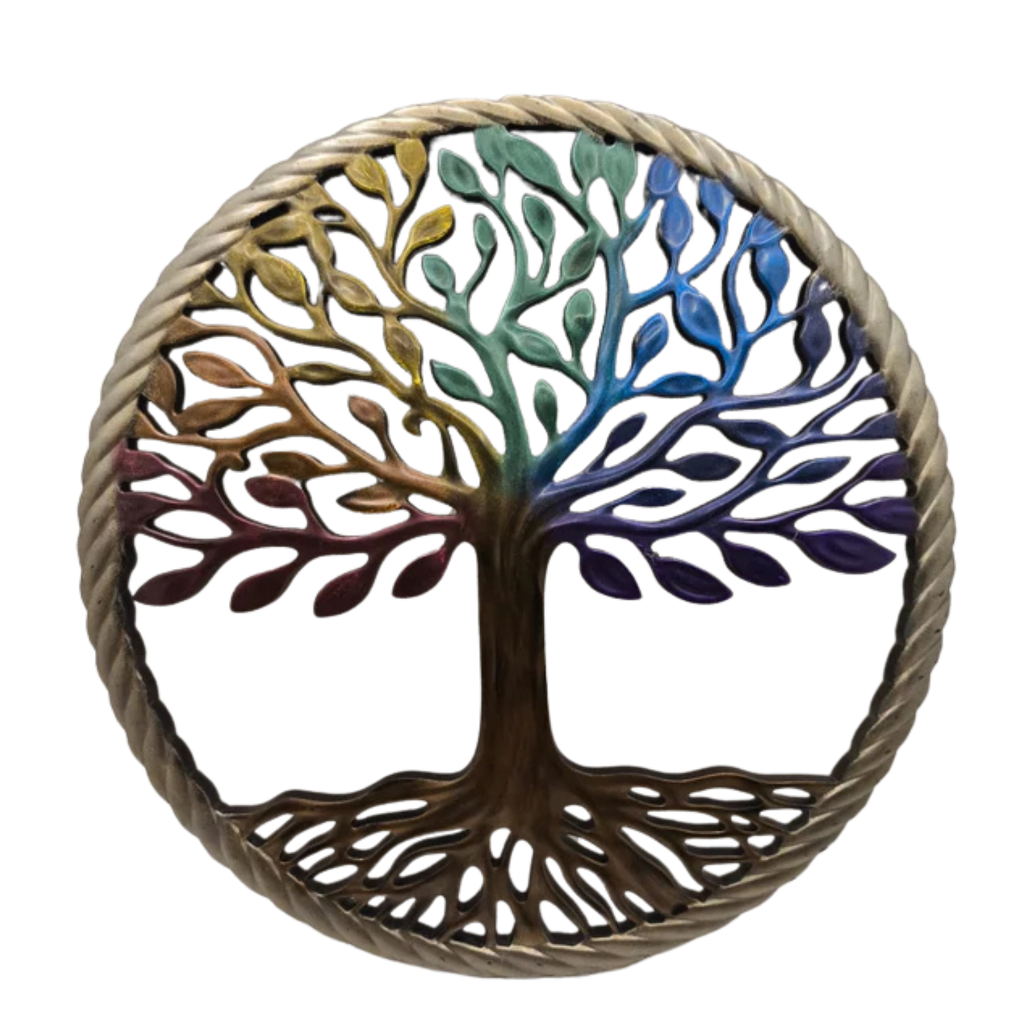 Decorazione Albero della Vita in Resina – Home Decor Elegante e Simbolica