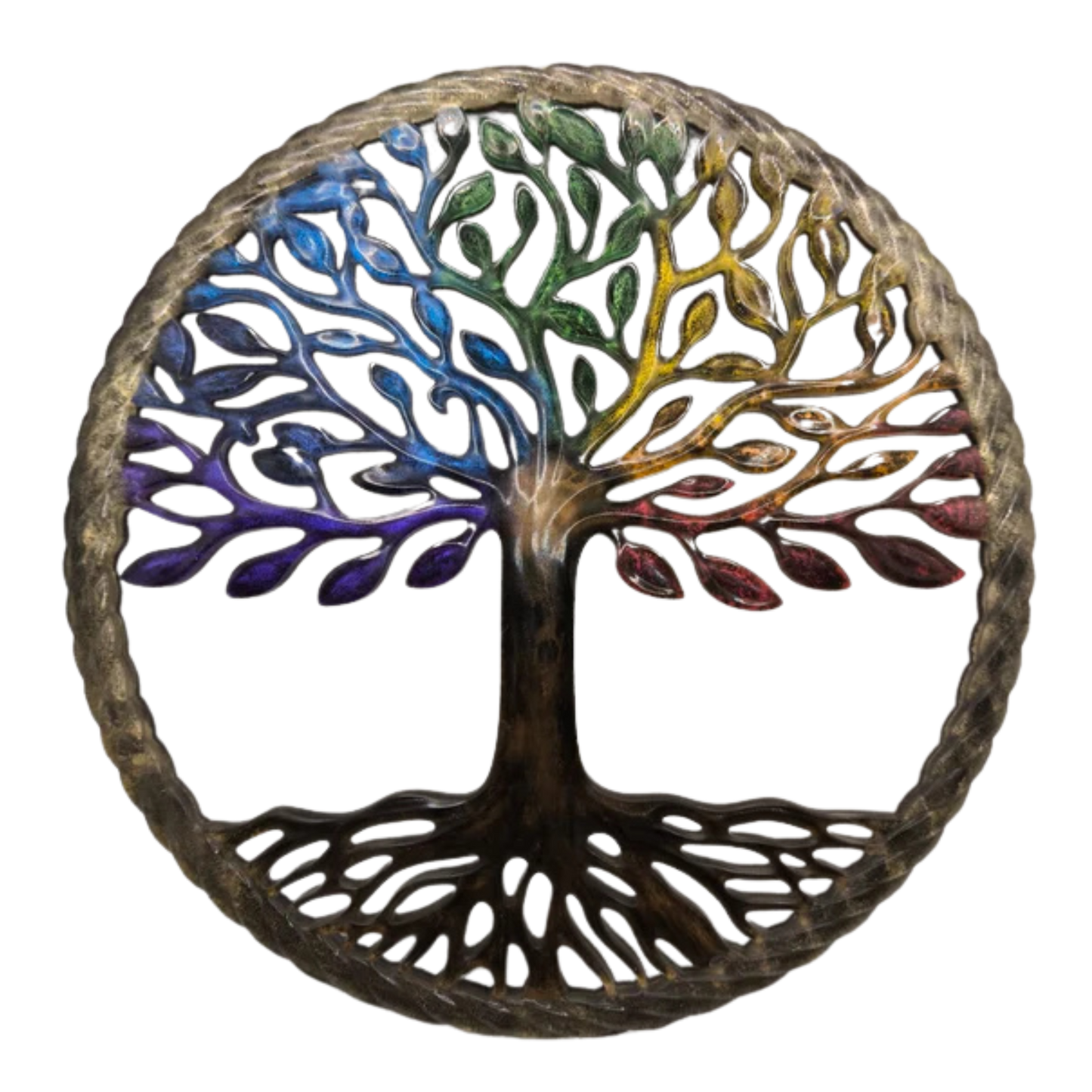 Decorazione Albero della Vita in Resina – Home Decor Elegante e Simbolica