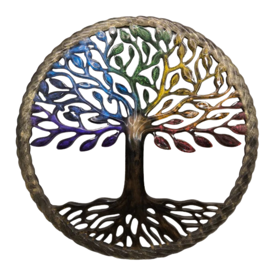 Decorazione Albero della Vita in Resina – Home Decor Elegante e Simbolica