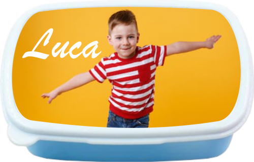 Porta Merenda Personalizzato con Foto e Nome – Il Compagno Perfetto per la Scuola