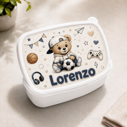Porta Merenda Personalizzato con Foto e Nome – Il Compagno Perfetto per la Scuola