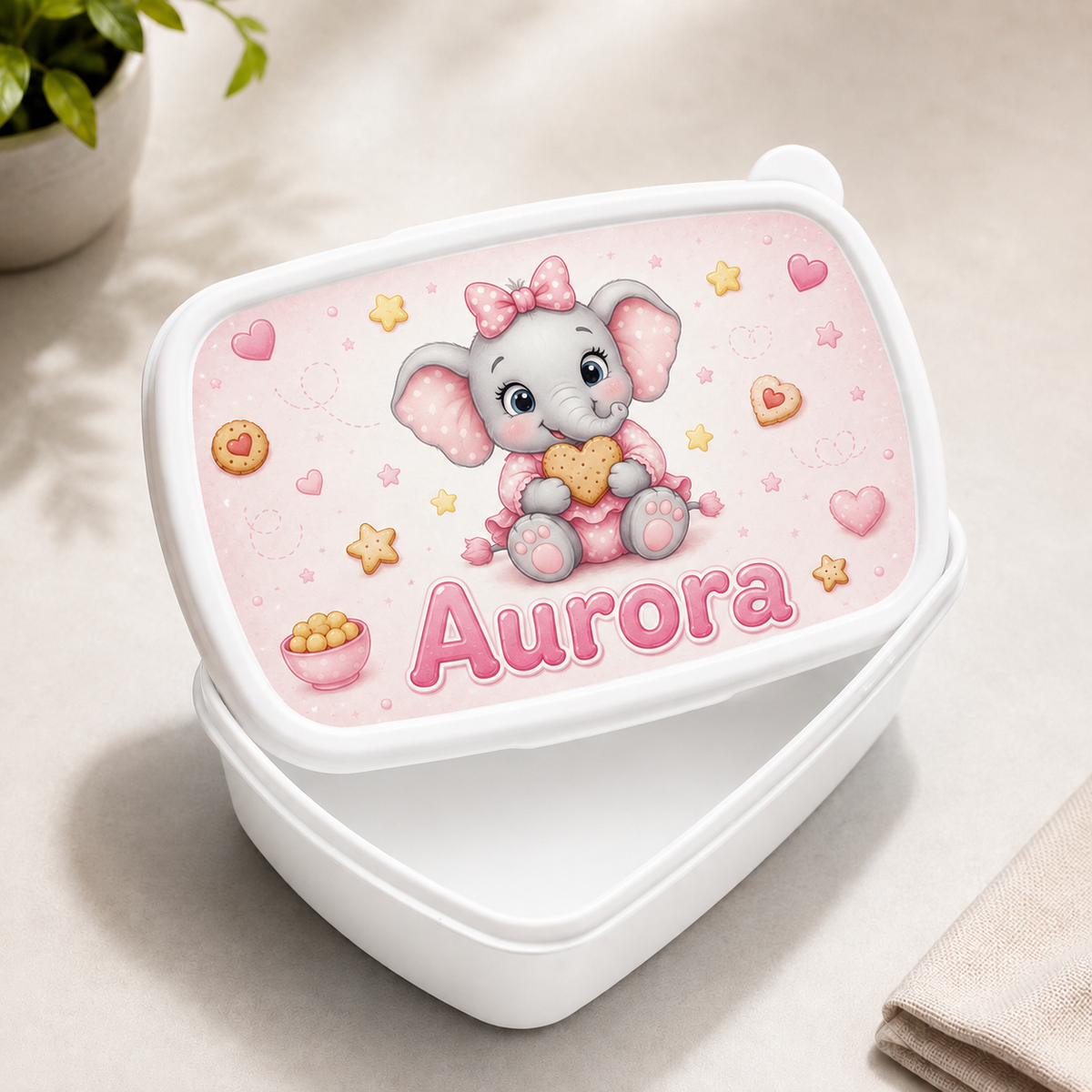 Porta Merenda Personalizzato con Foto e Nome – Il Compagno Perfetto per la Scuola