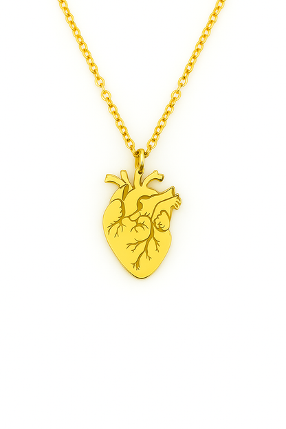 Collana “Cuore Vivo” – Personalizzabile in Oro o Argento