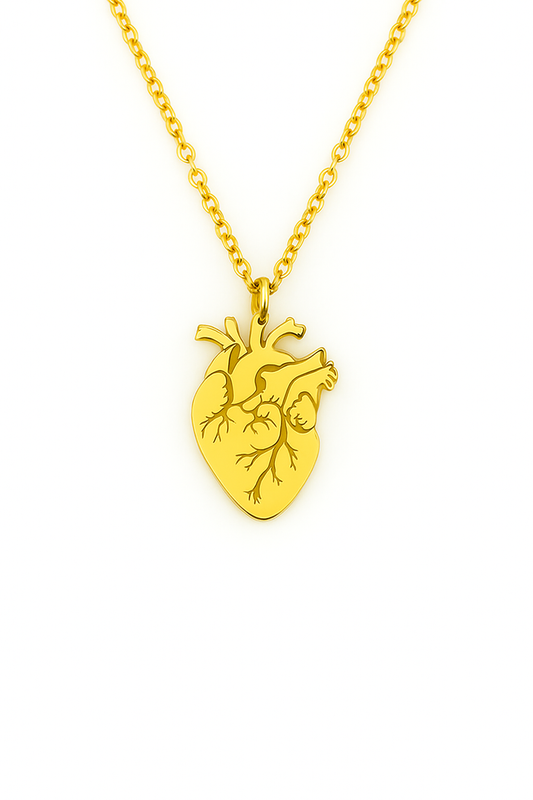Collana “Cuore Vivo” – Personalizzabile in Oro o Argento