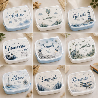Porta Merenda Personalizzato con Foto e Nome – Il Compagno Perfetto per la Scuola