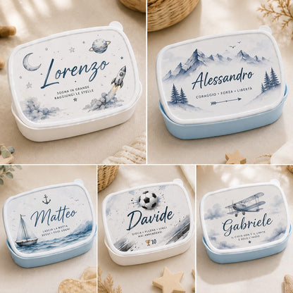 Porta Merenda Personalizzato con Foto e Nome – Il Compagno Perfetto per la Scuola
