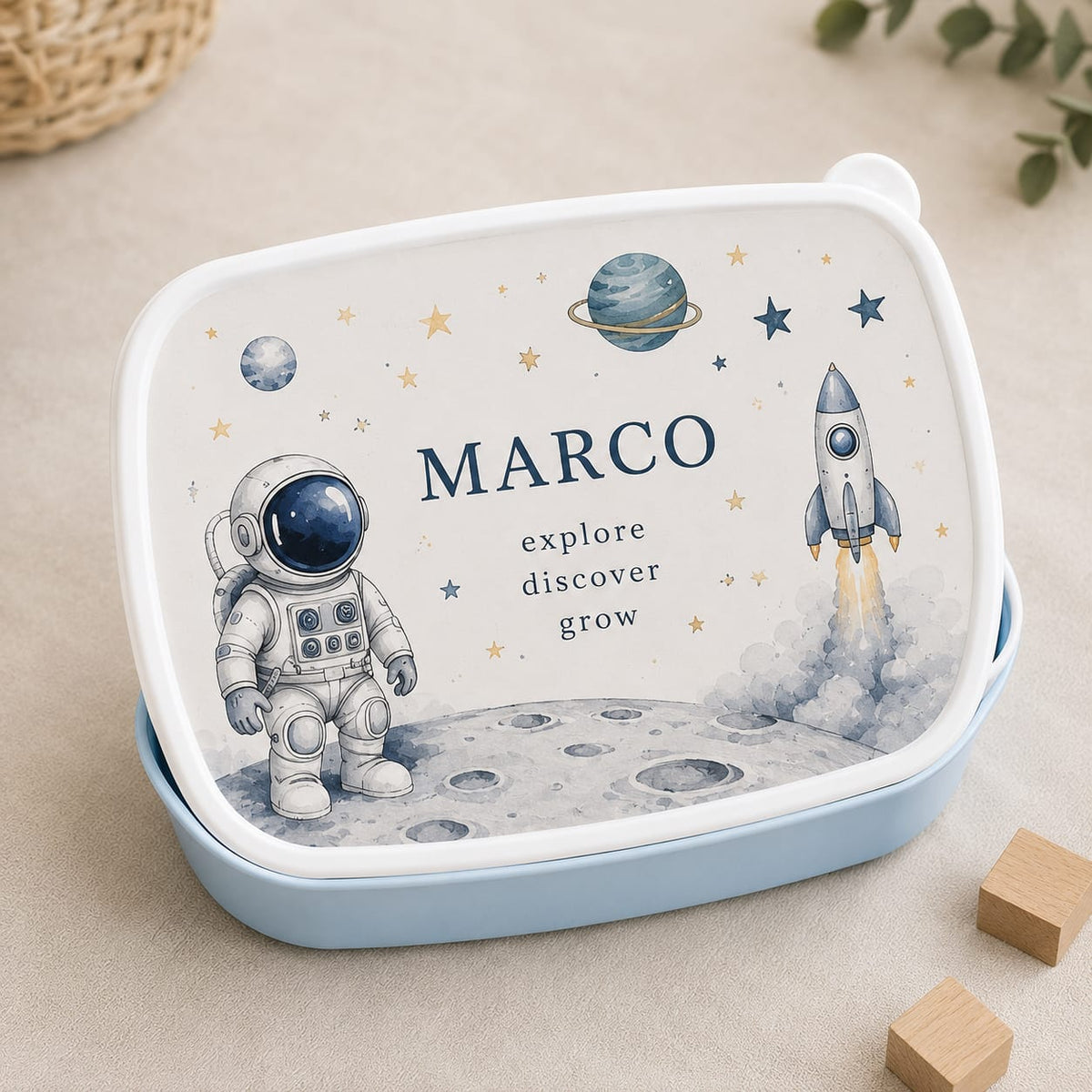Porta Merenda Personalizzato con Foto e Nome – Il Compagno Perfetto per la Scuola