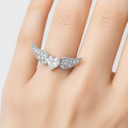 Creatrice di Sogni – Anello “Ali del Cuore” – Regolabile - Offerta Speciale