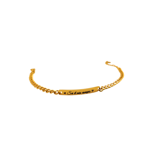 Bracciale Festa del Papà - “Sei il Mio Esempio” | Disponibile in Oro e Argento