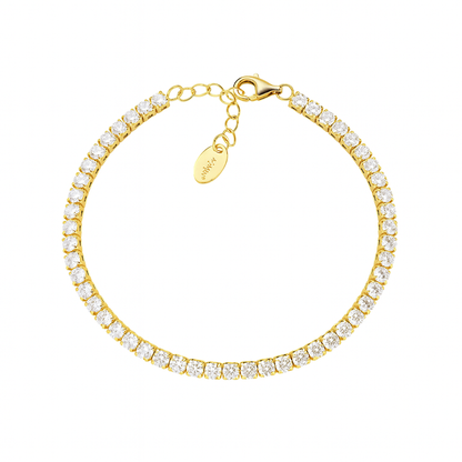 Creatrice di Sogni – Bracciale Tennis “Aurora” 3 mm in Acciaio 316L, anallergico e non annerisce – Silver o Gold | In promozione