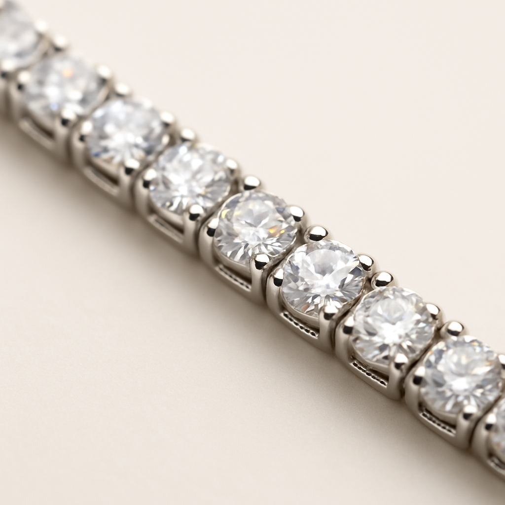 Creatrice di Sogni – Bracciale Tennis “Aurora” 3 mm in Acciaio 316L, anallergico e non annerisce – Silver o Gold | In promozione