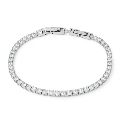 Creatrice di Sogni – Bracciale Tennis “Riflesso” 4 mm in Acciaio 316L, anallergico e non annerisce – Gold o Silver | In promozione