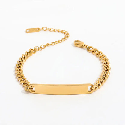 Braccialetto Unisex Personalizzabile – Design Elegante in Acciaio Inossidabile