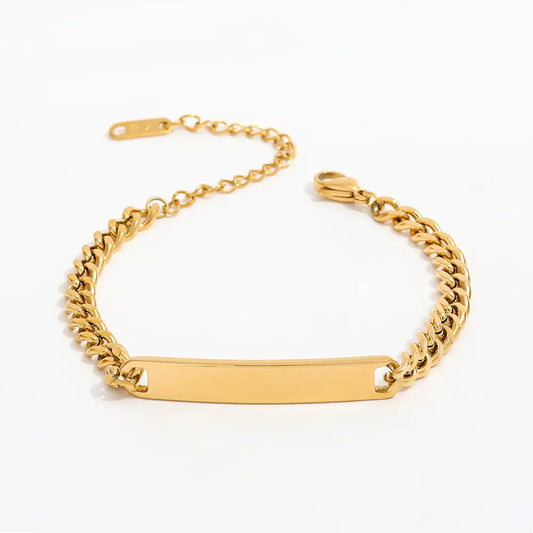Braccialetto Unisex Personalizzabile – Design Elegante in Acciaio Inossidabile