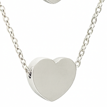 Creatrice di Sogni – Collana “Tre Cuori” in Acciaio 316L, anallergica e non annerisce – Gold o Silver | In promozione