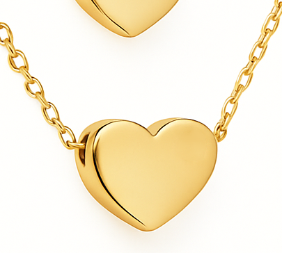 Creatrice di Sogni – Collana “Tre Cuori” in Acciaio 316L, anallergica e non annerisce – Gold o Silver | In promozione