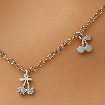 Collana Cherry Dream in Acciaio 316L | In Promozione Esclusiva