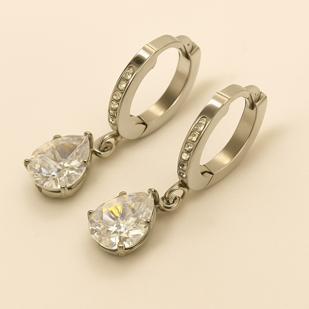 Creatrice di Sogni – Goccia di Stella – Orecchini Gold & Silver in Offerta