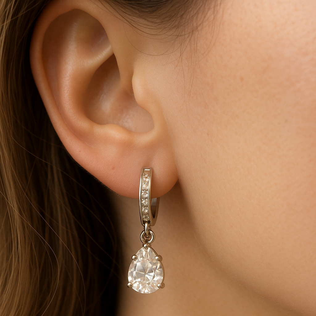 Creatrice di Sogni – Goccia di Stella – Orecchini Gold & Silver in Offerta