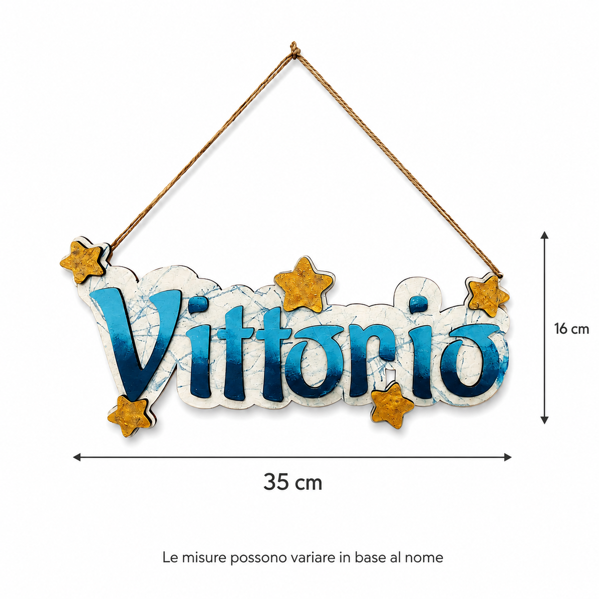Nome Personalizzato Cameretta – Decorazione in Legno