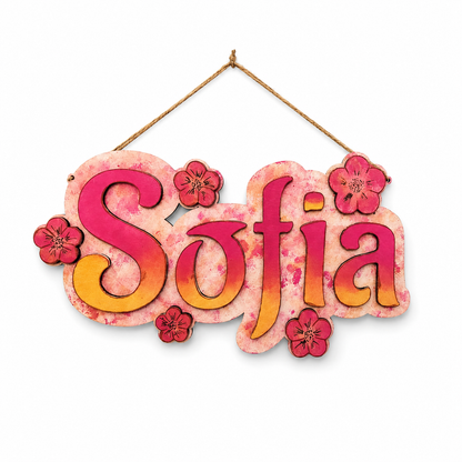 Nome Personalizzato Cameretta – Decorazione in Legno