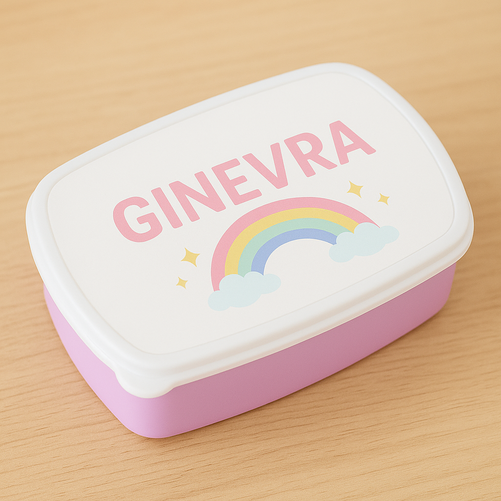 Porta Merenda Personalizzato con Foto e Nome – Il Compagno Perfetto per la Scuola