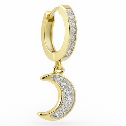 Creatrice di Sogni – Orecchini Luna  Brillante – OFFERTA LIMITATA