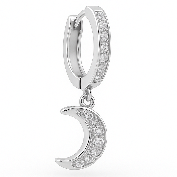 Creatrice di Sogni – Orecchini Luna  Brillante – OFFERTA LIMITATA