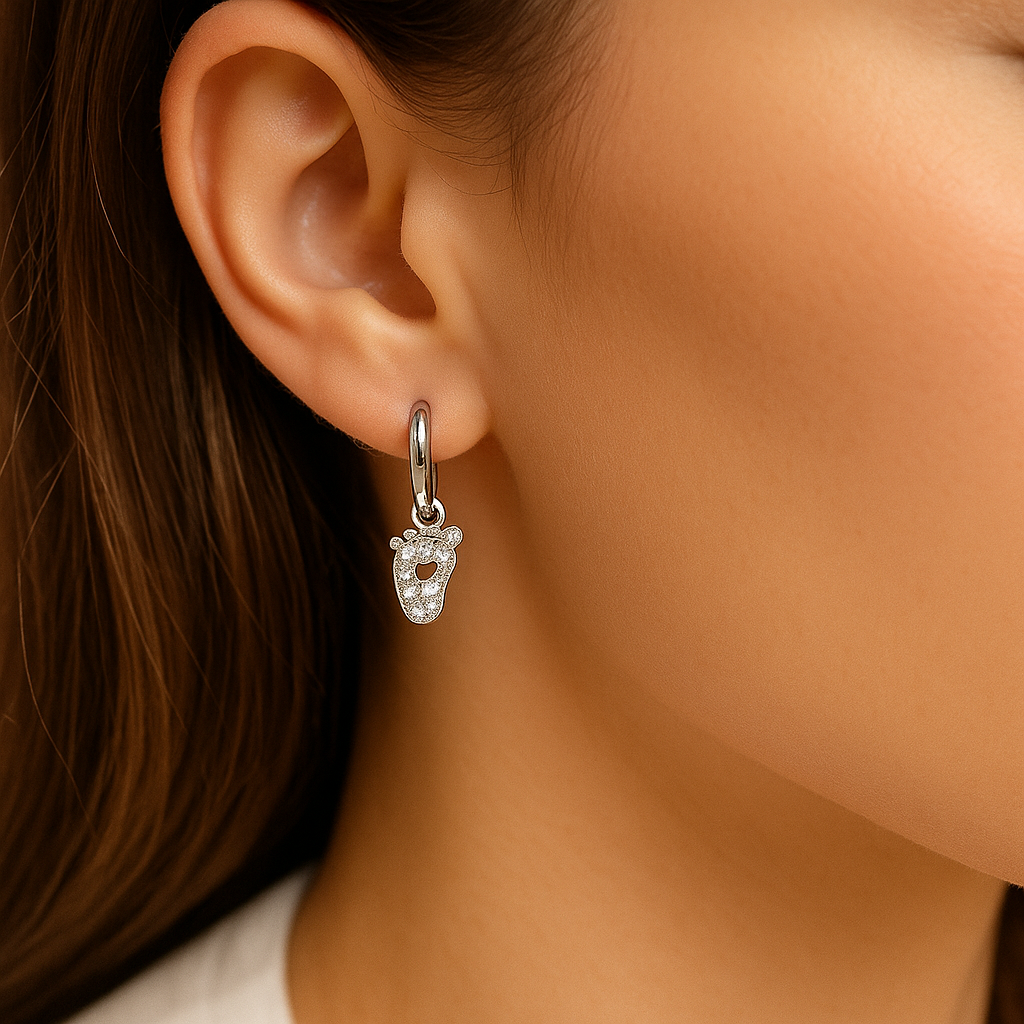 Creatrice di Sogni – Orecchini Baby Steps  | Gold & Silver | Offerta Speciale Oggi!