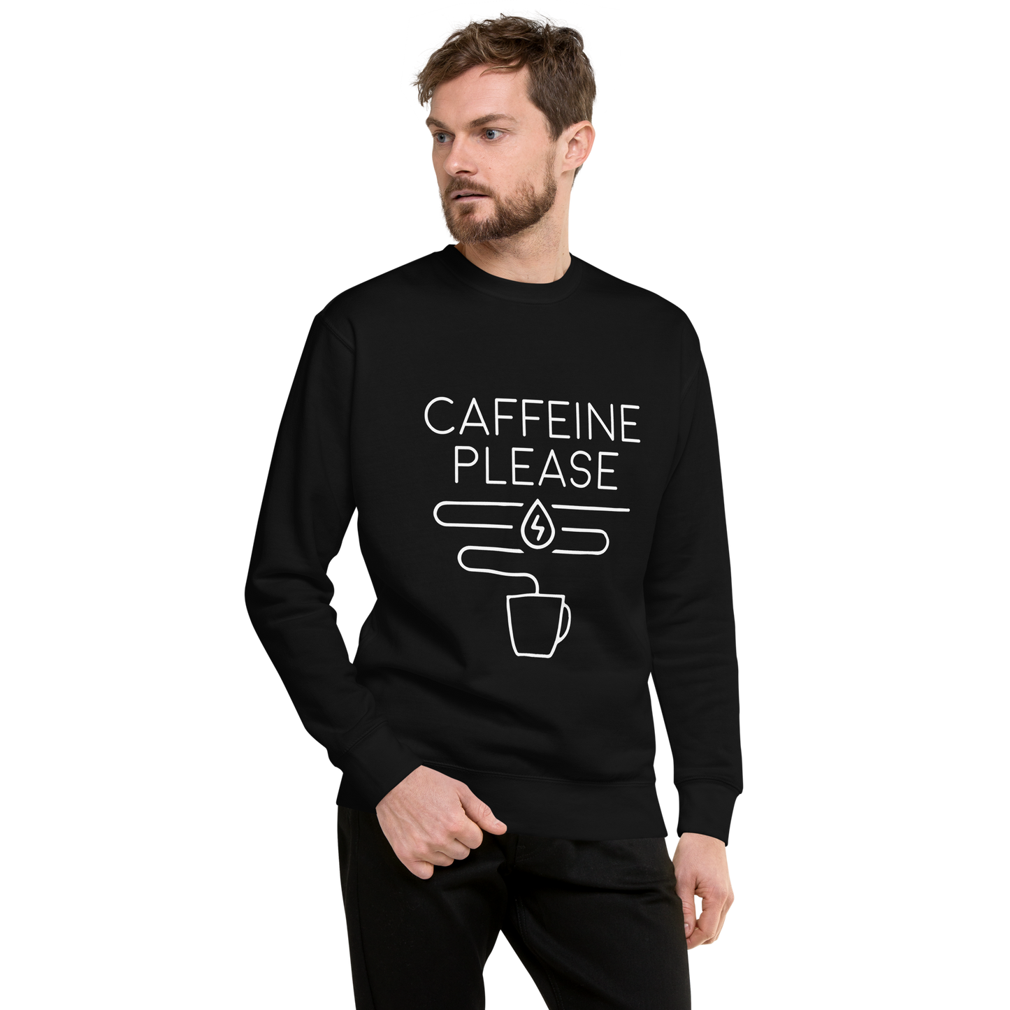Felpa Girocollo Personalizzabile caffè – Comfort e Stile senza Tempo