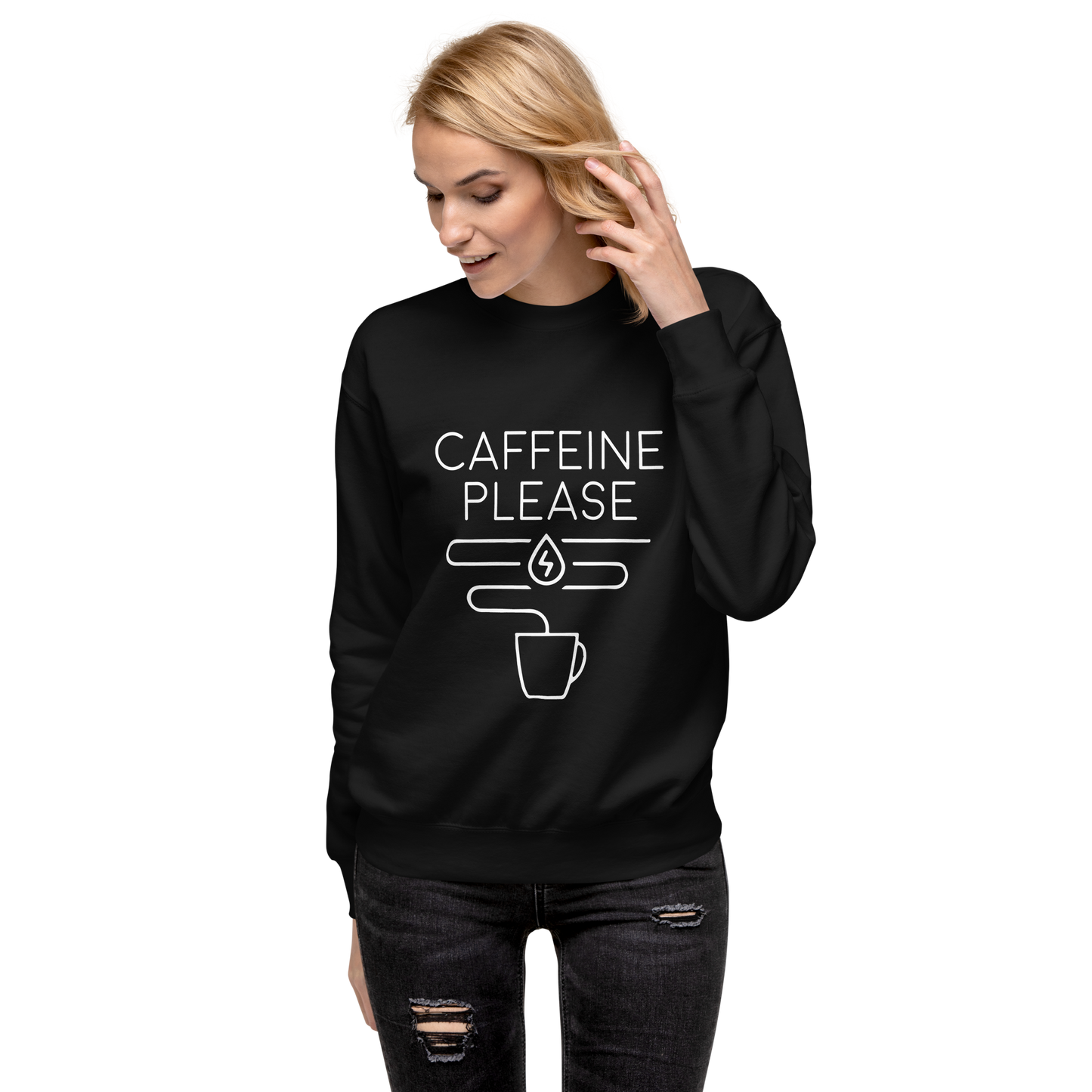 Felpa Girocollo Personalizzabile caffè – Comfort e Stile senza Tempo
