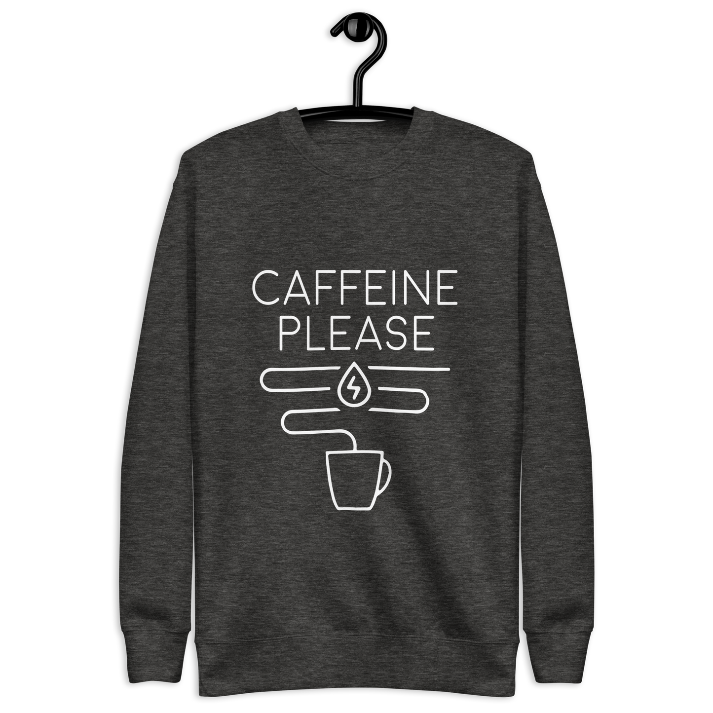 Felpa Girocollo Personalizzabile caffè – Comfort e Stile senza Tempo