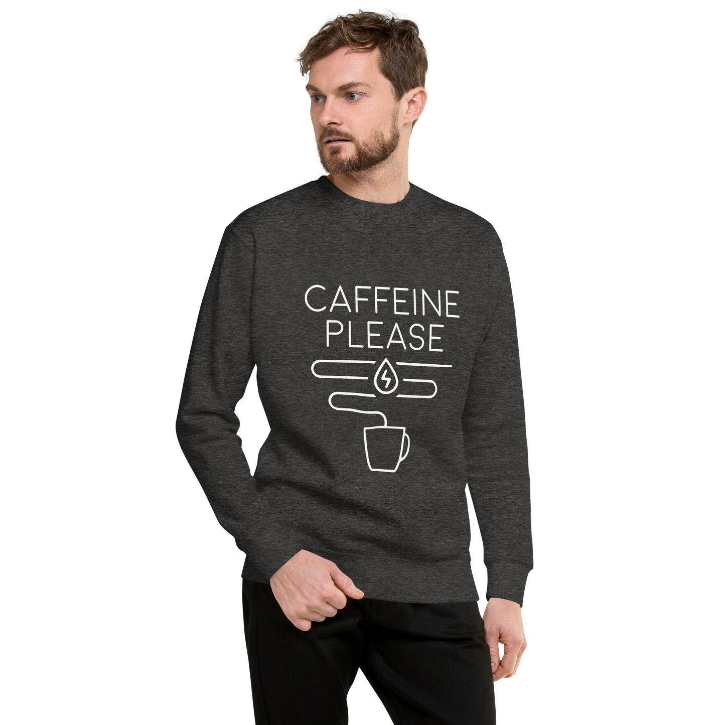 Felpa Girocollo Personalizzabile caffè – Comfort e Stile senza Tempo