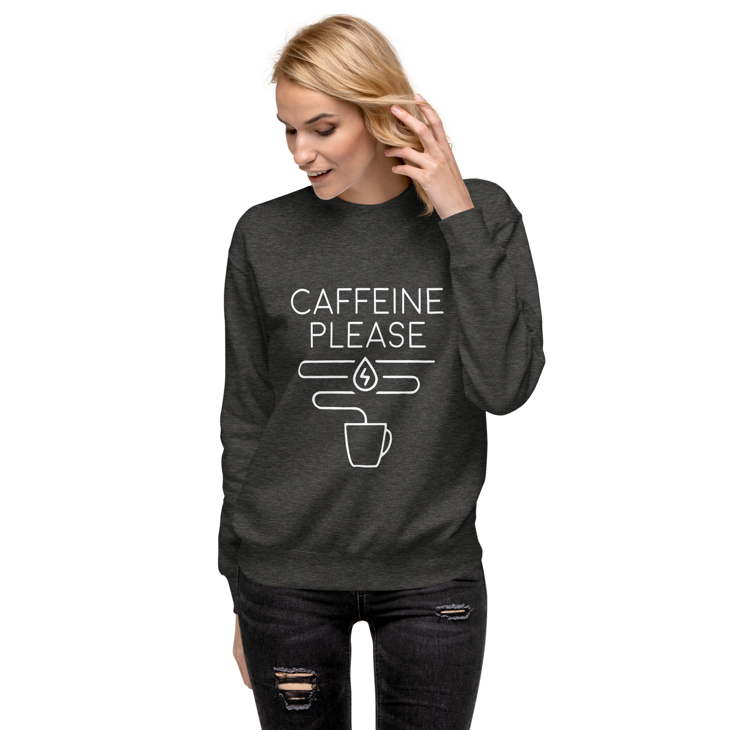 Felpa Girocollo Personalizzabile caffè – Comfort e Stile senza Tempo