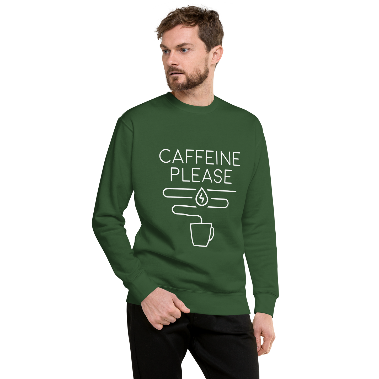 Felpa Girocollo Personalizzabile caffè – Comfort e Stile senza Tempo