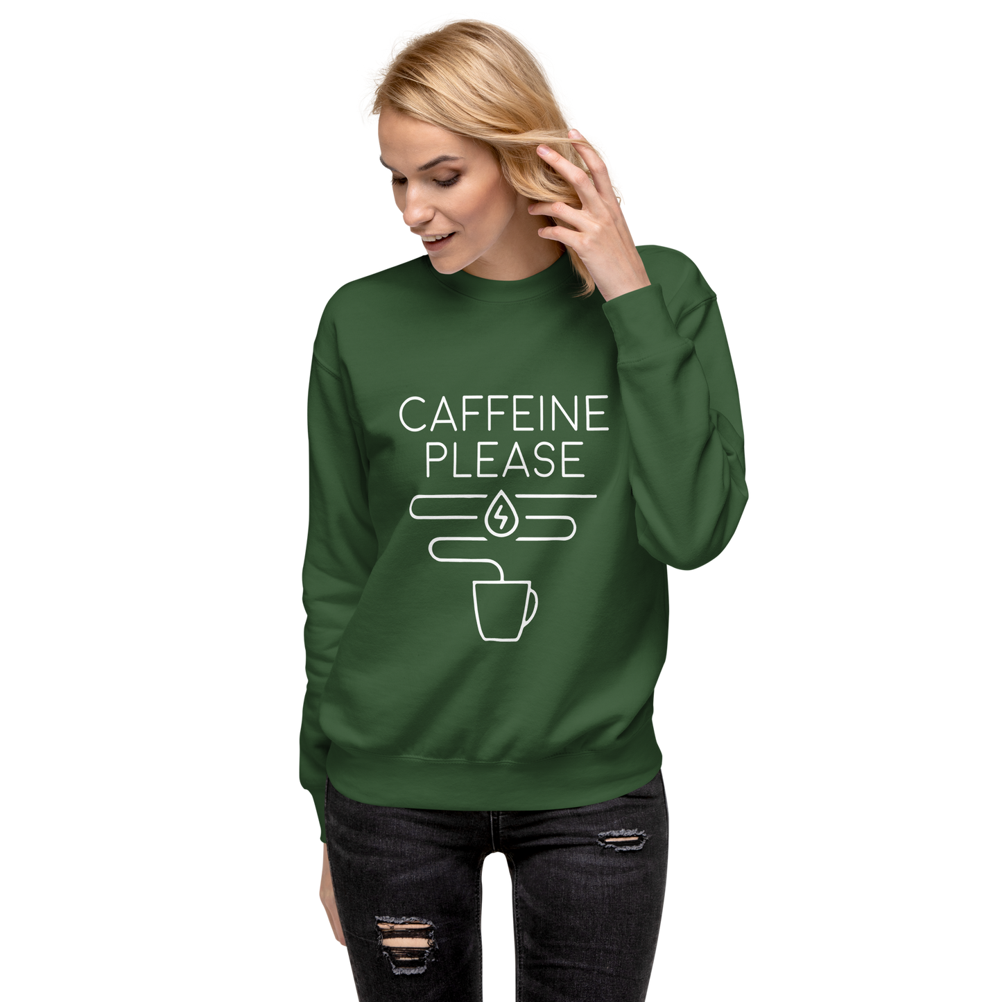 Felpa Girocollo Personalizzabile caffè – Comfort e Stile senza Tempo