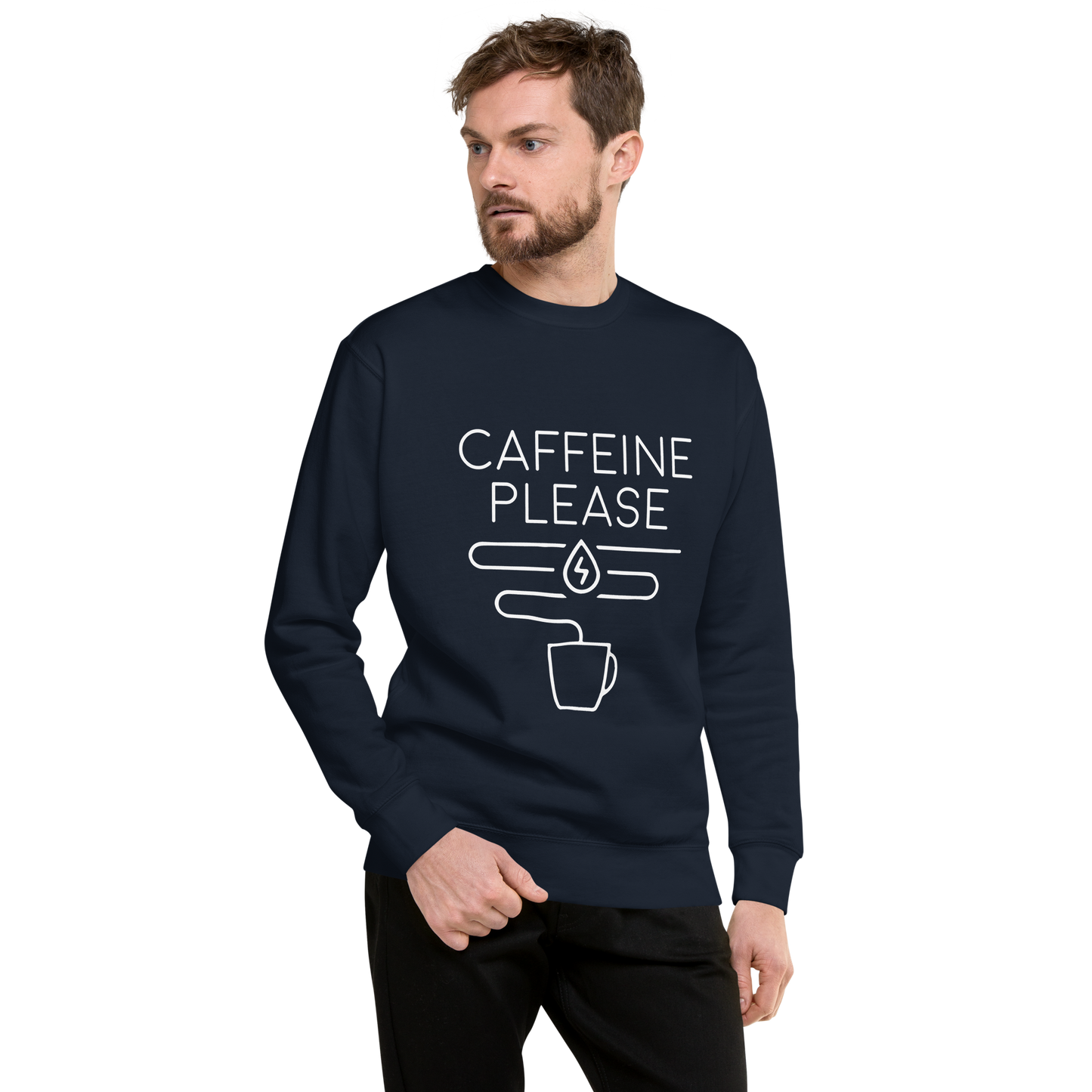 Felpa Girocollo Personalizzabile caffè – Comfort e Stile senza Tempo