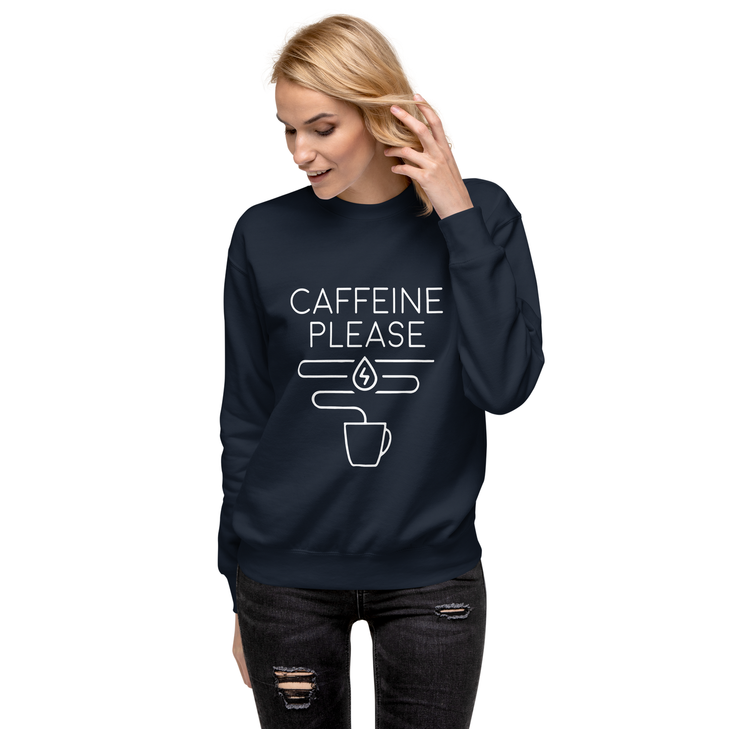 Felpa Girocollo Personalizzabile caffè – Comfort e Stile senza Tempo