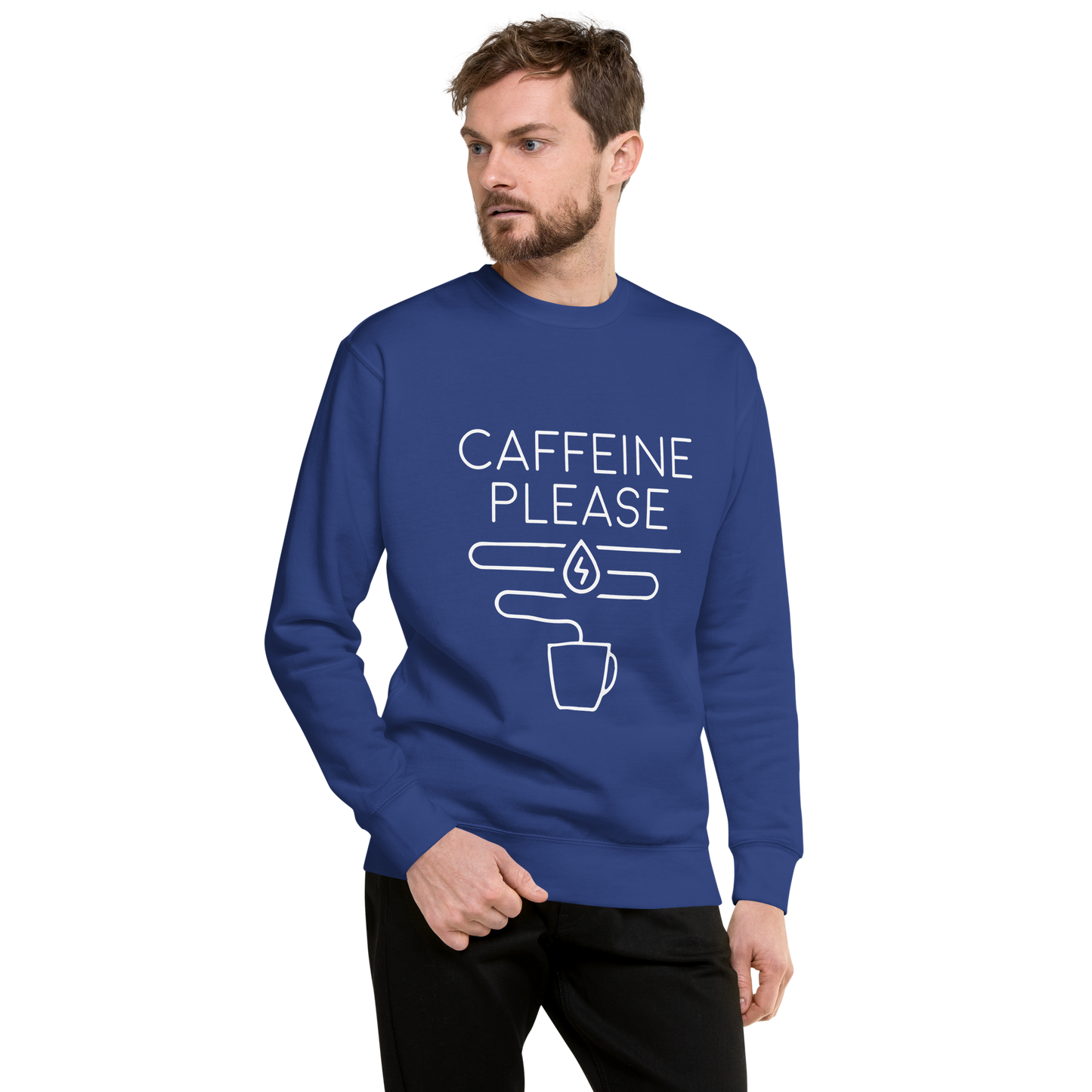 Felpa Girocollo Personalizzabile caffè – Comfort e Stile senza Tempo